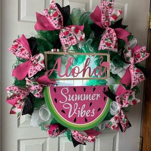 Summer handmade wreath
